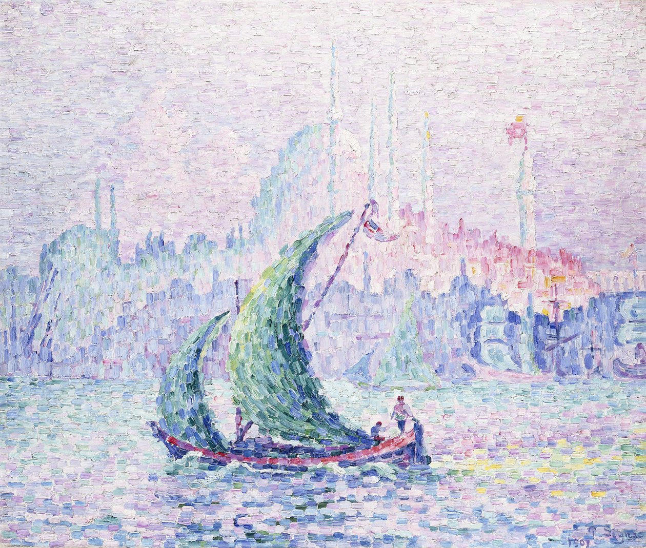 Cote d"Or, The Suleimanie, Konstantinopol, 1907 od Paul Signac
