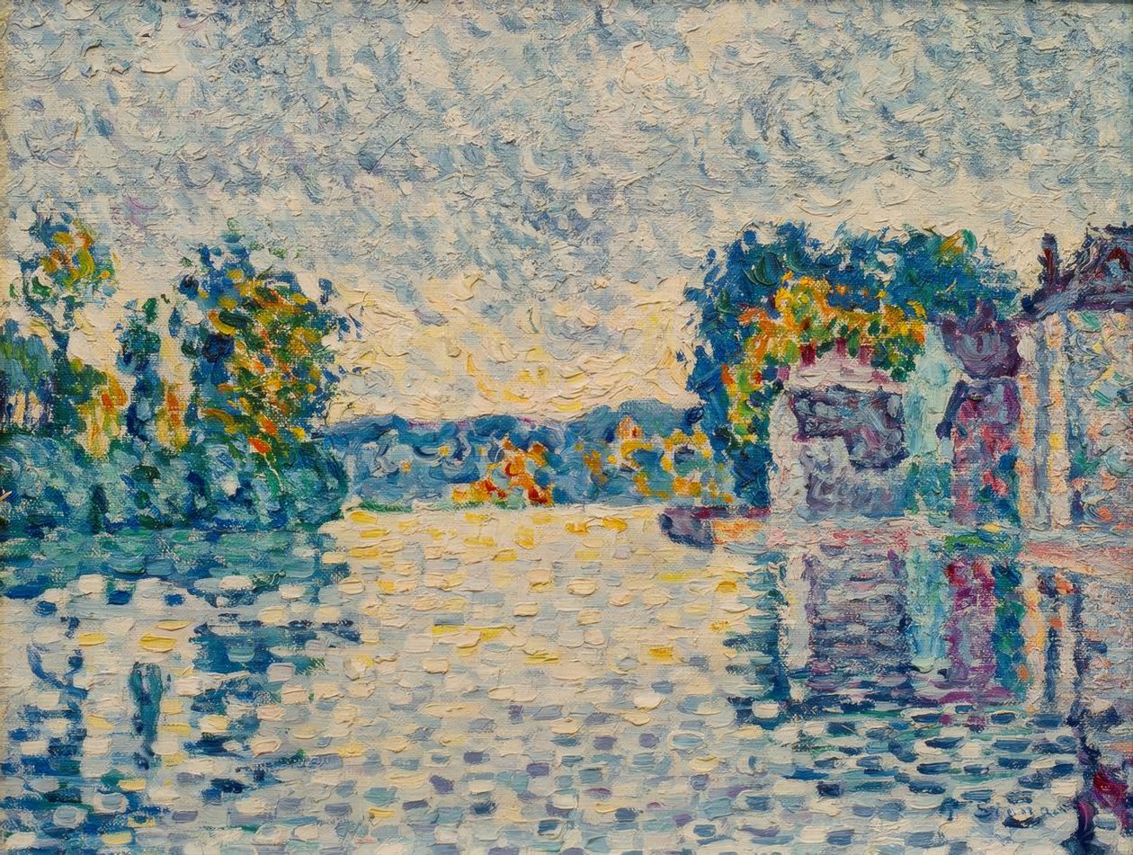 Seina u Samois od Paul Signac