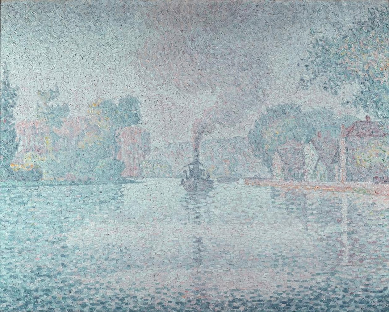 Seina u Samois od Paul Signac