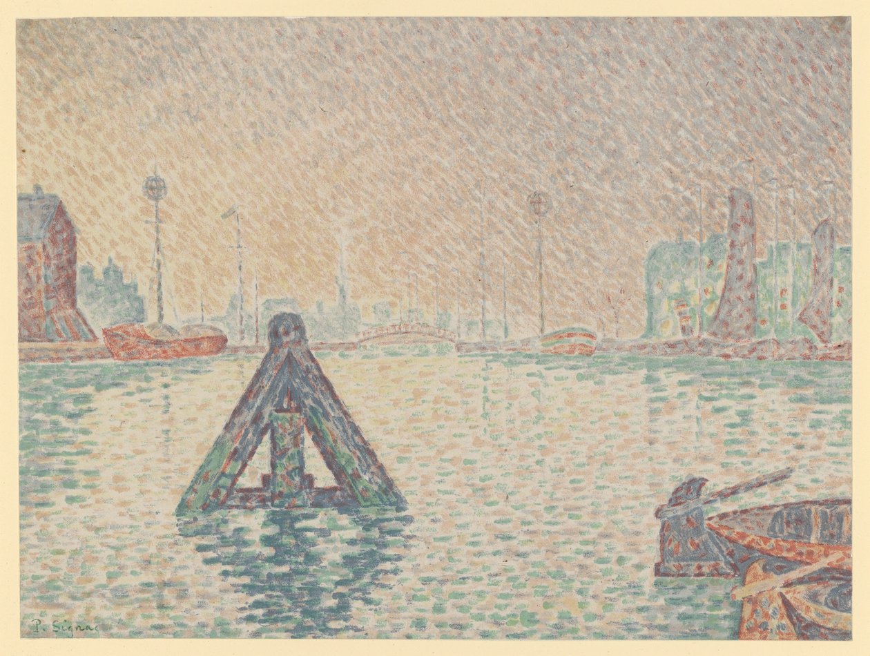 V Holandsku - Navigační znak od Paul Signac