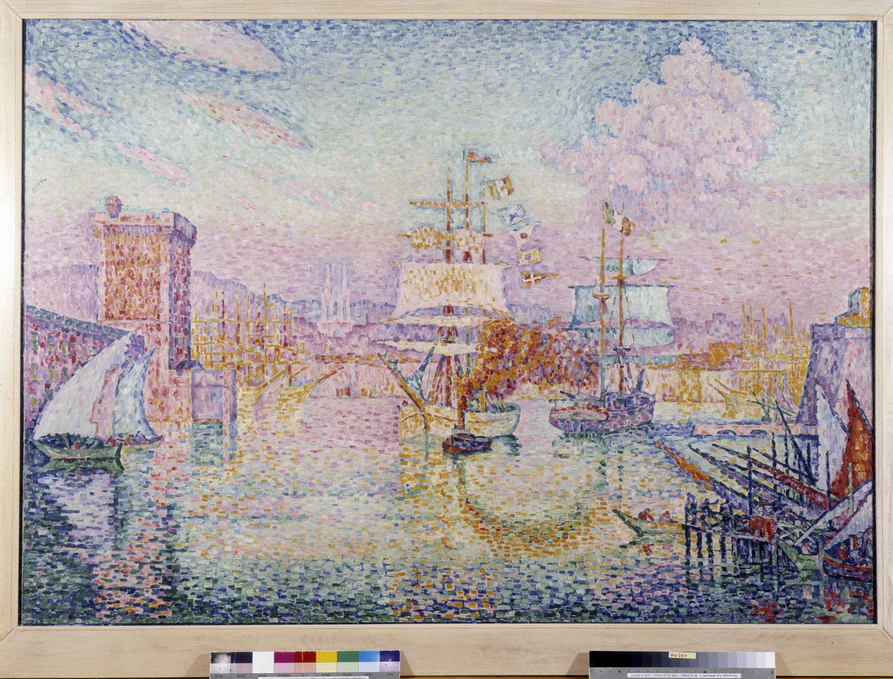 Vjezd do přístavu Marseille. Obraz Paula Signaca (1895-1935) od Paul Signac