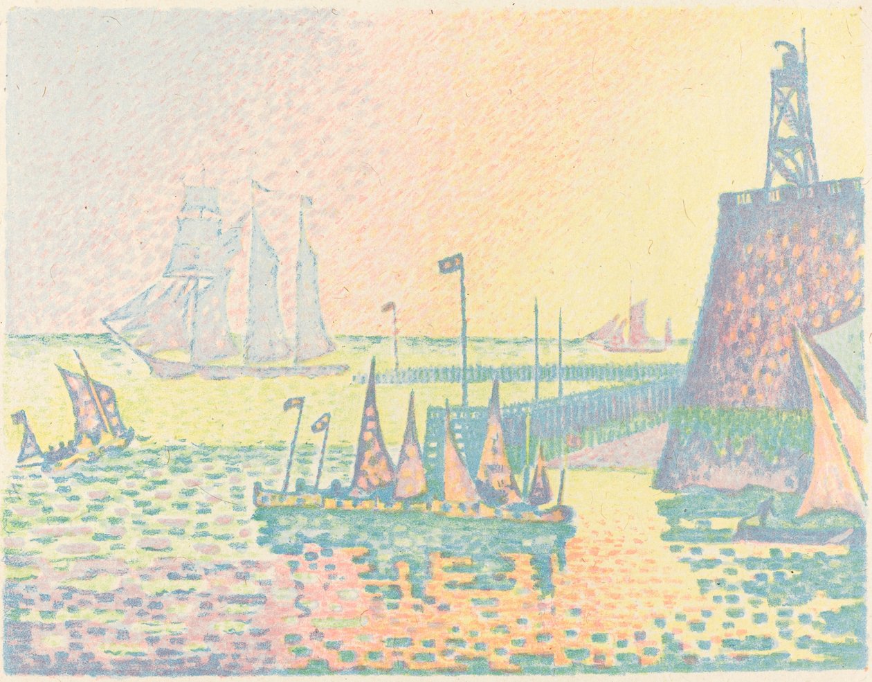 Večer od Paul Signac
