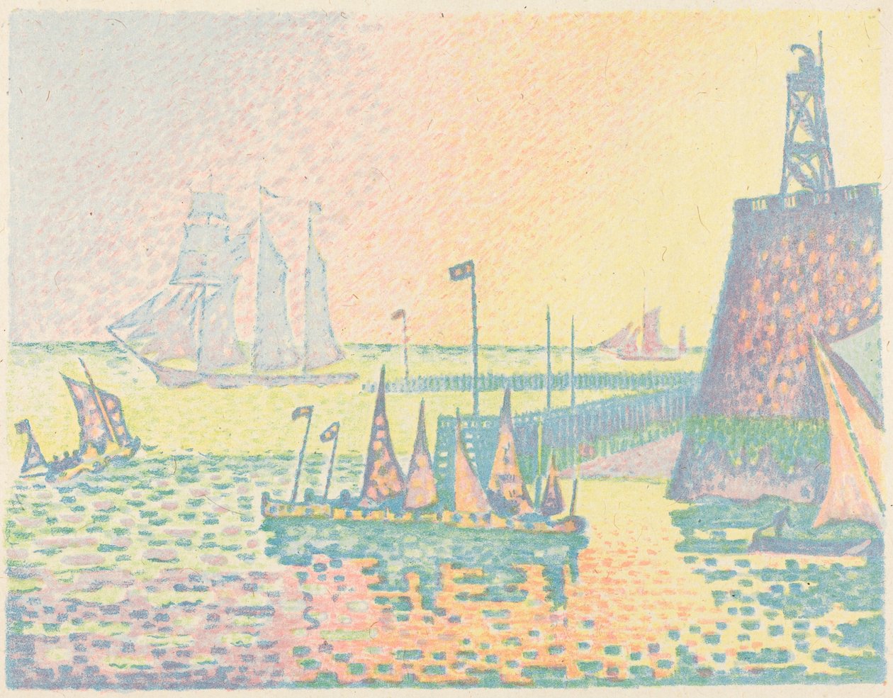 Večer od Paul Signac