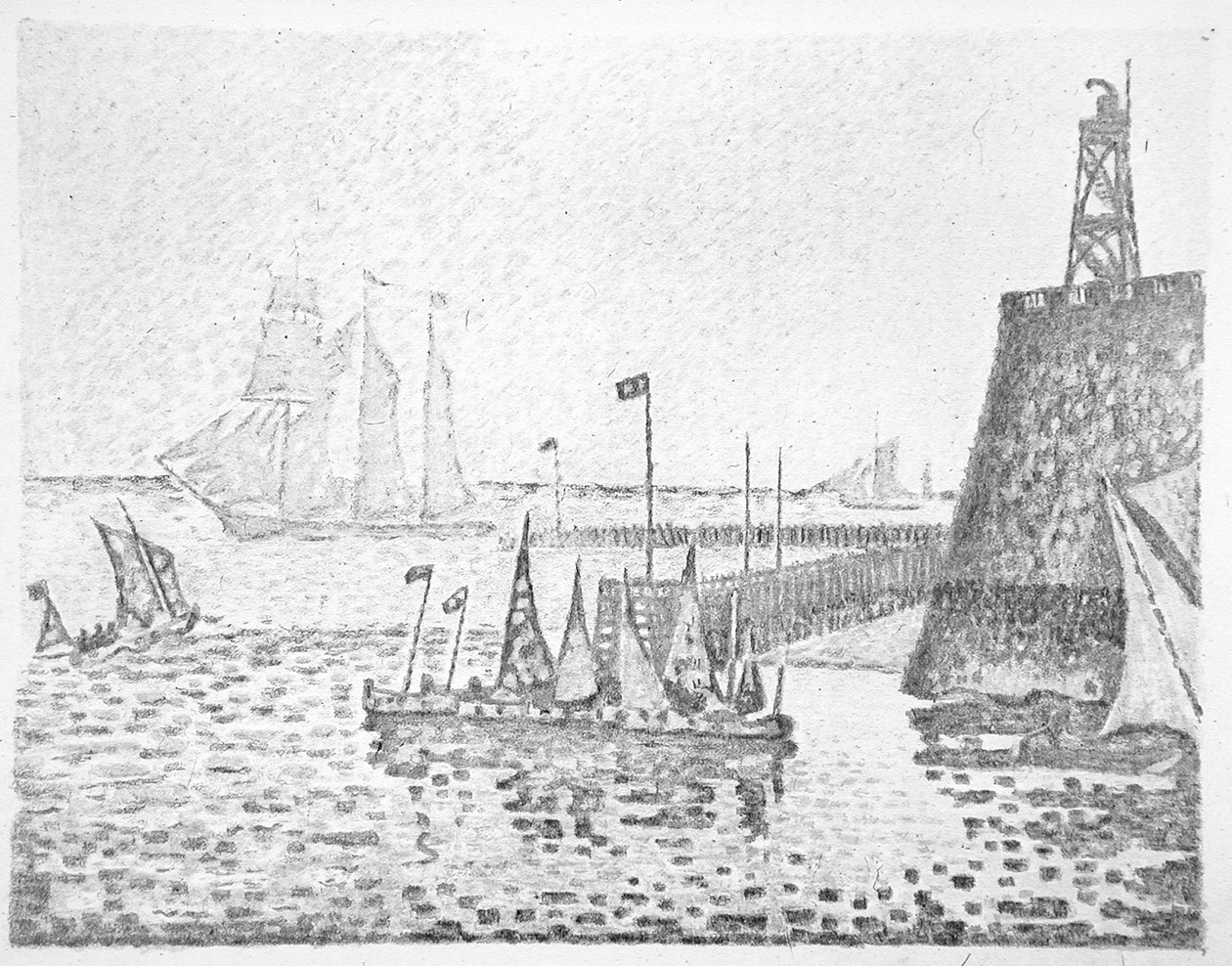Večer od Paul Signac