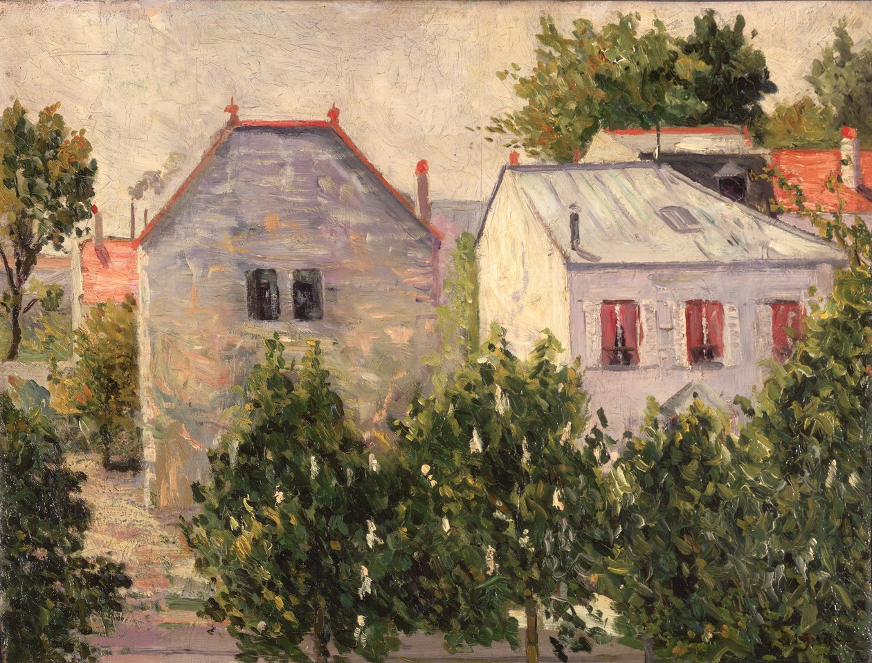 Zahrada v Asnieres od Paul Signac
