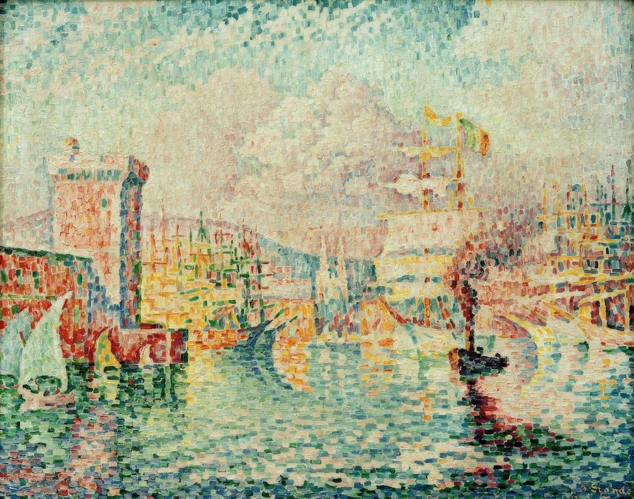Přístav Marseille od Paul Signac