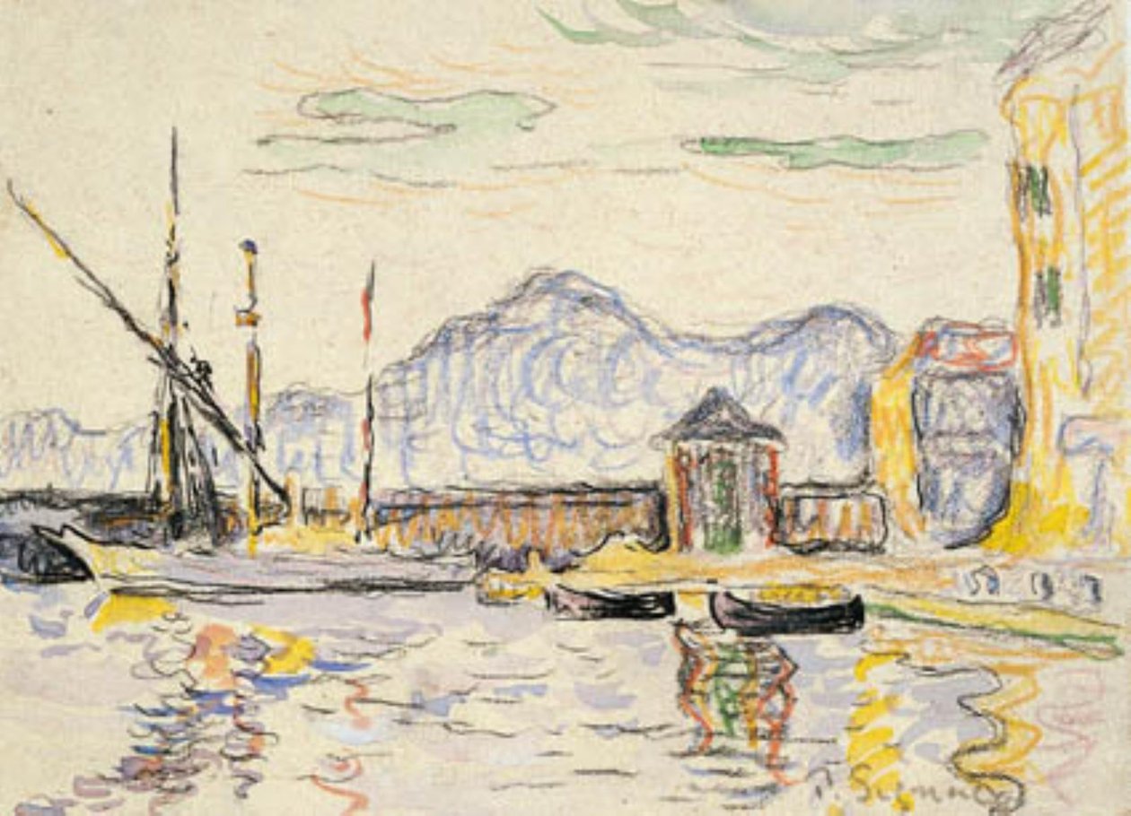 Přístav Antibes od Paul Signac