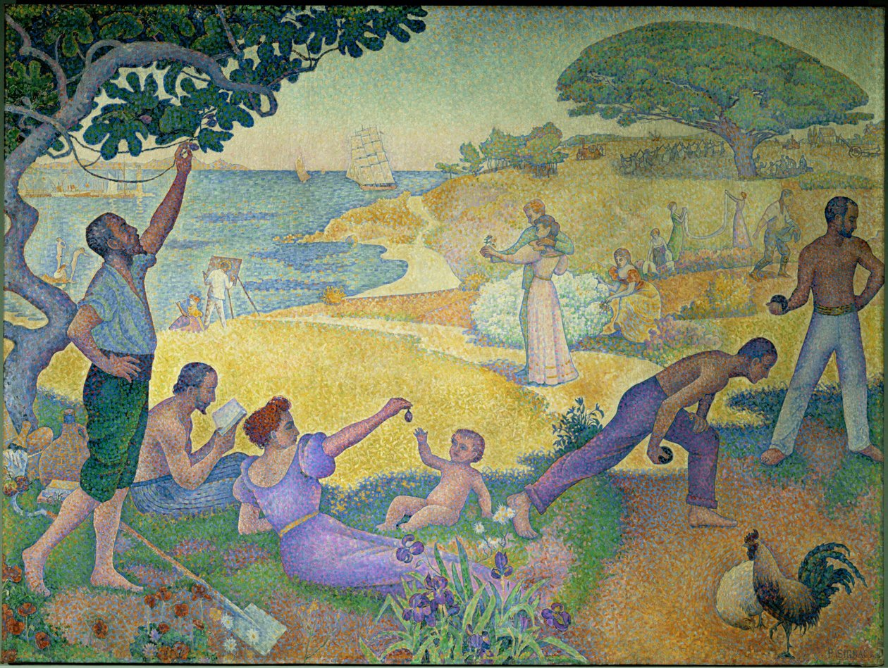 V době harmonie. Zlatý věk není v minulosti, je v budoucnosti, 1896. od Paul Signac