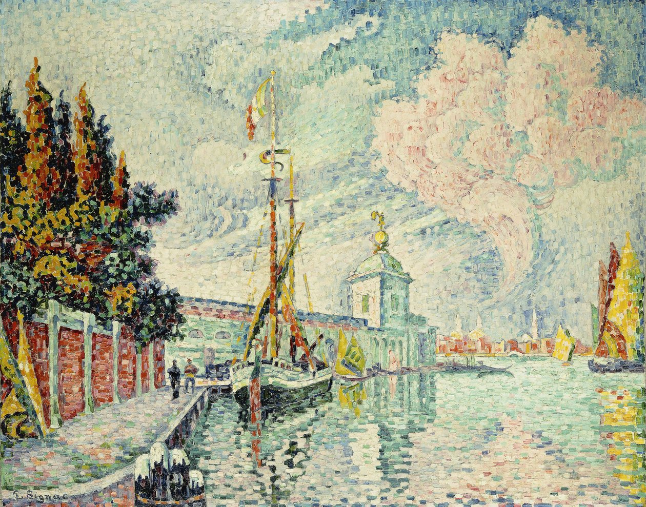 La Dogana, 1909 od Paul Signac