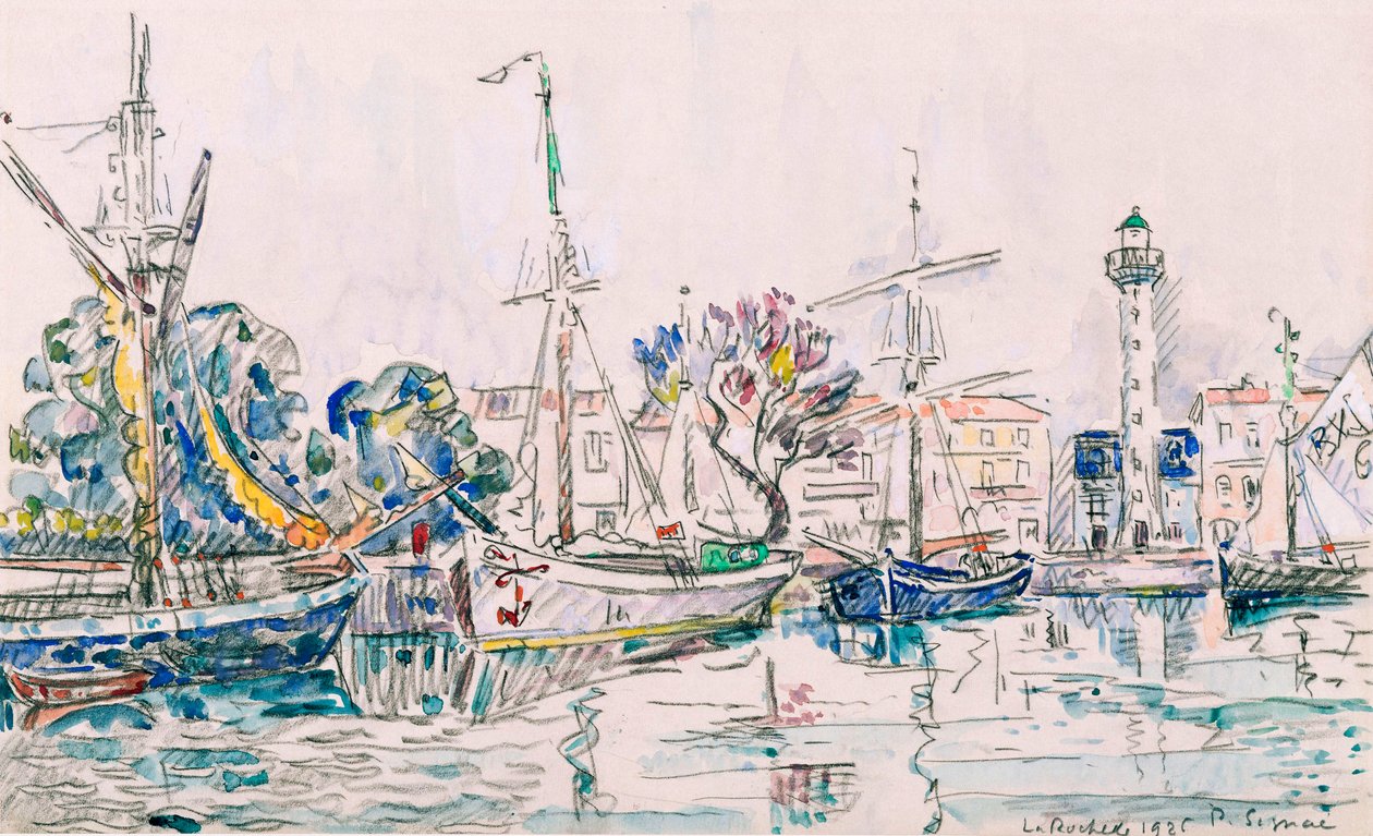 La Rochelle, 1925 od Paul Signac