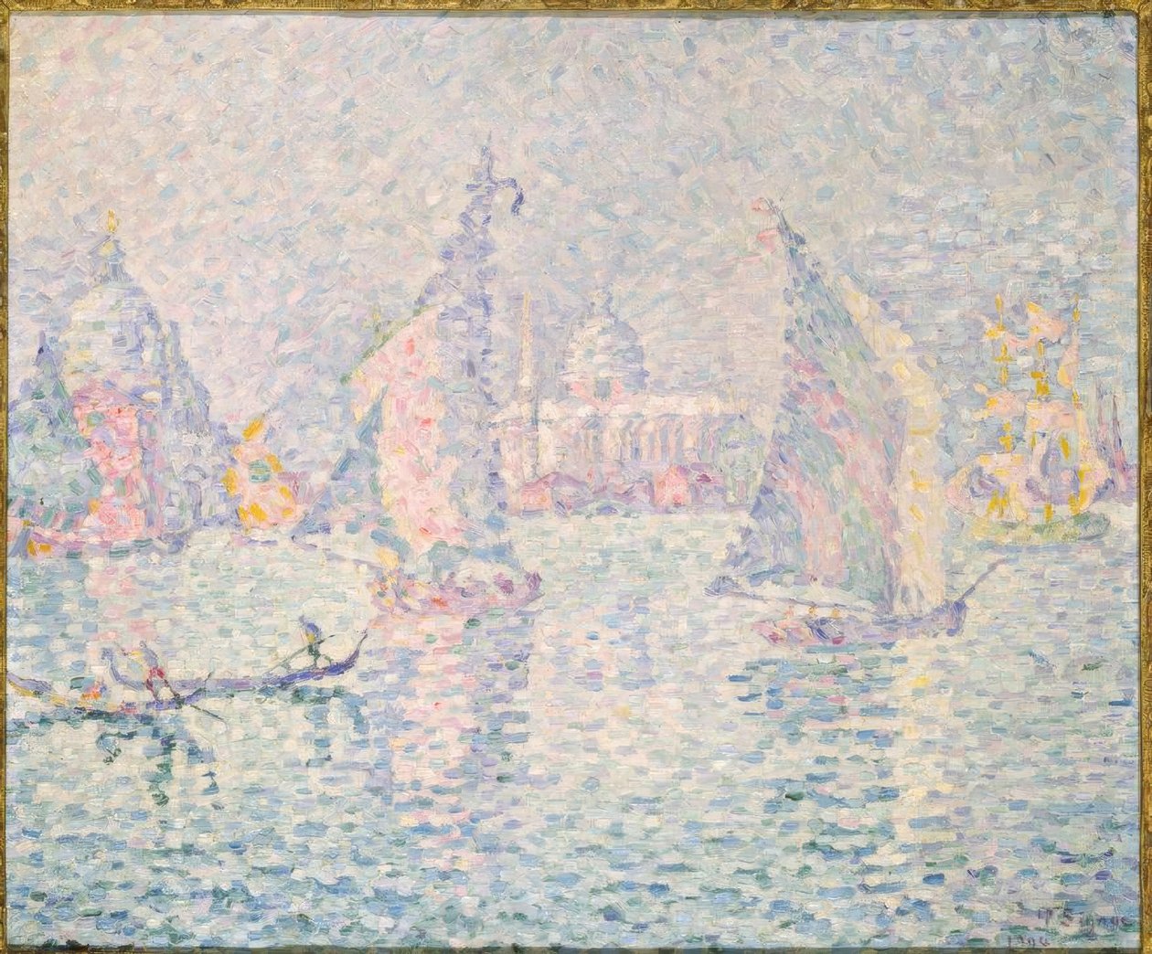 Zelená mlha, Benátky od Paul Signac