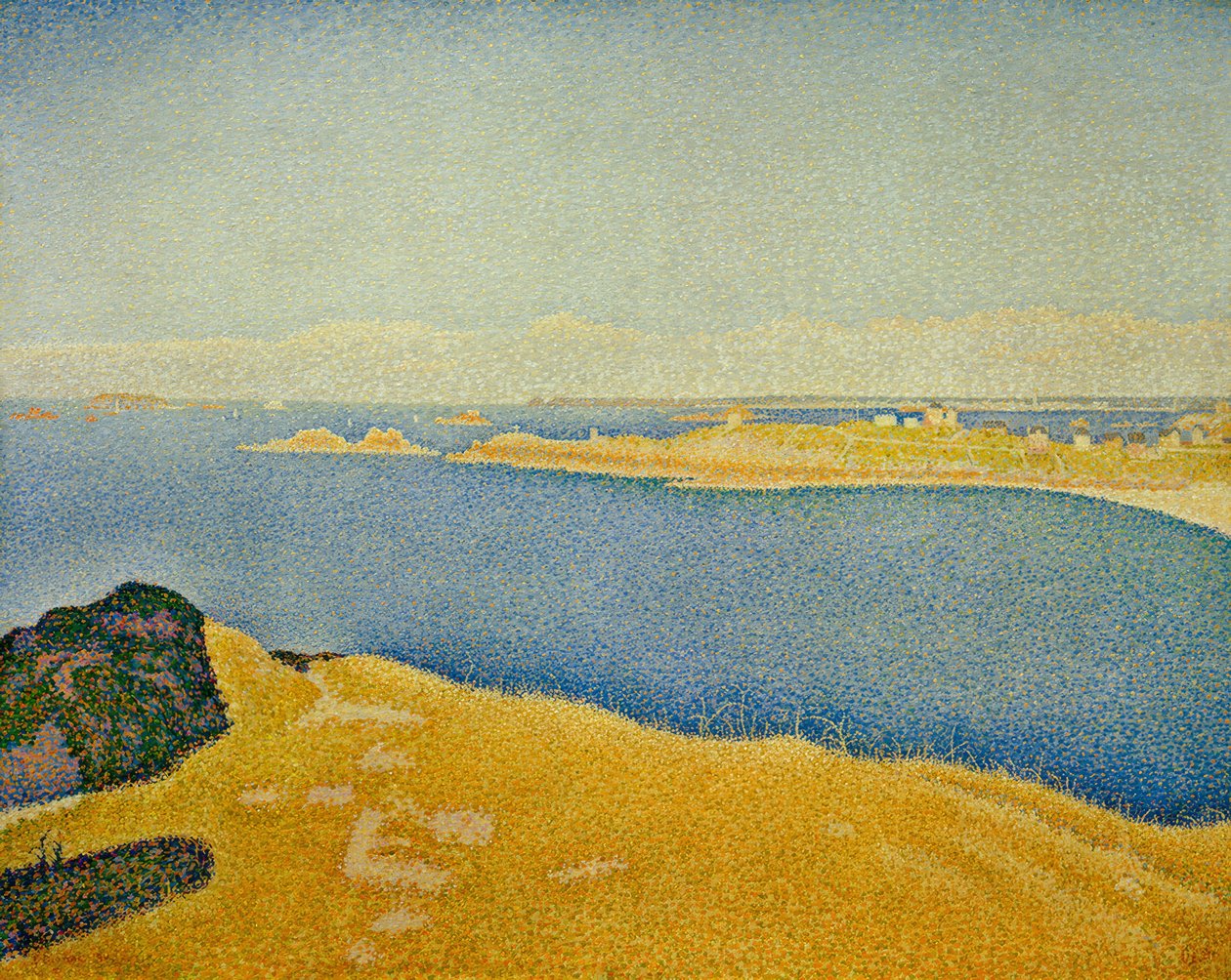 Moře, Saint-Briac. Guerinská garda. Saint-Lunaire (Opus 2 od Paul Signac