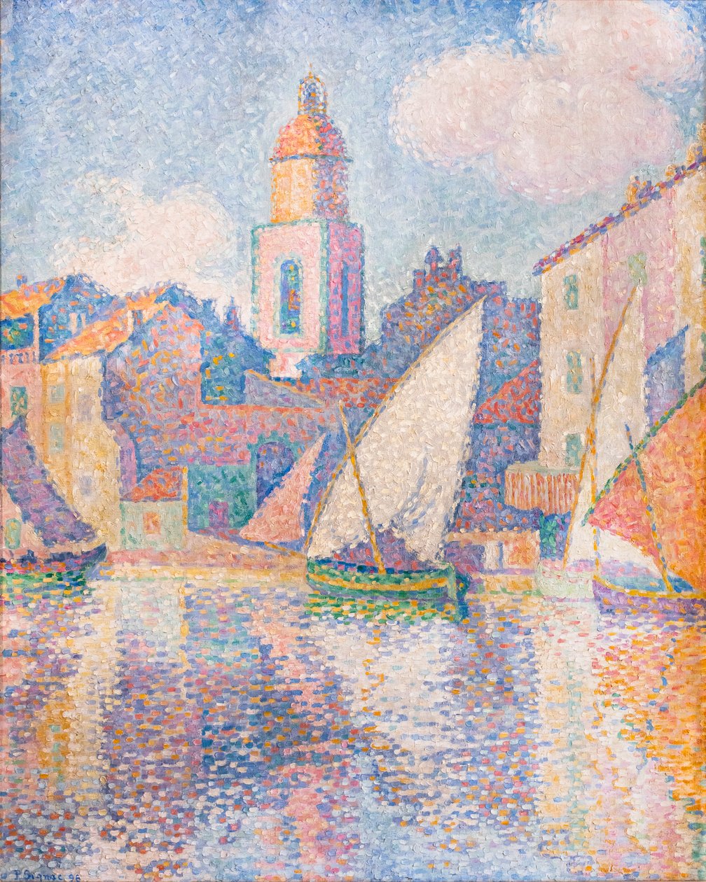 Zvonice v Saint-Tropez od Paul Signac
