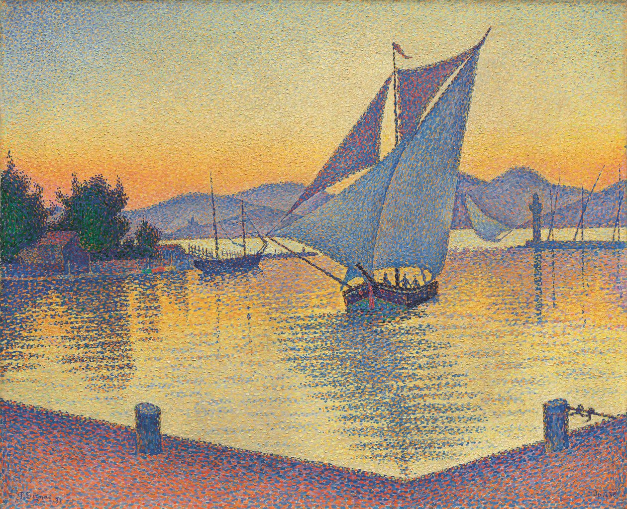 Přístav při západu slunce, Opus 236 od Paul Signac