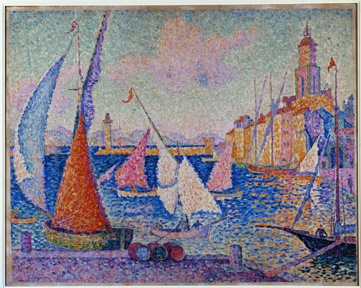 Le Quai. St. Tropez (olej na plátně) od Paul Signac