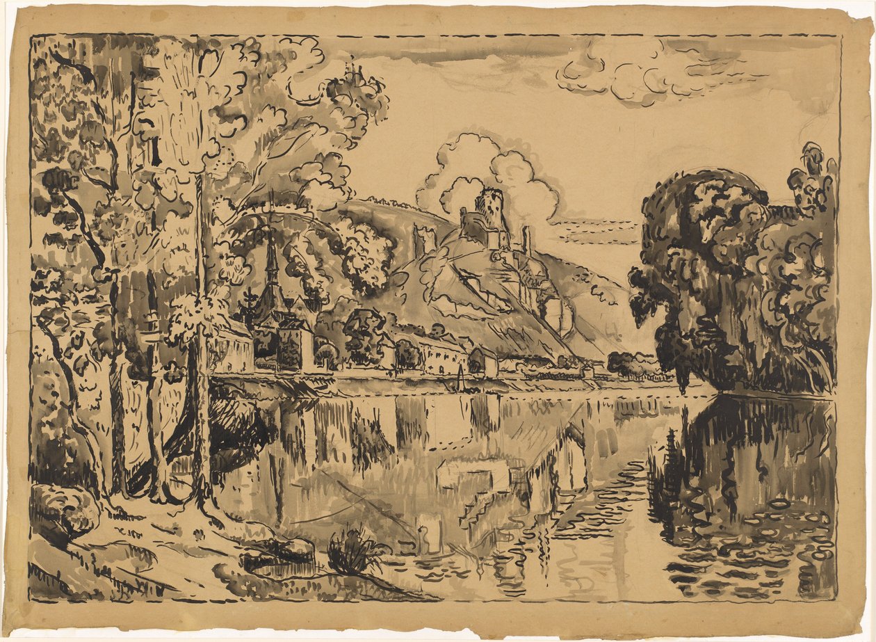 Les Andelys za letního rána od Paul Signac