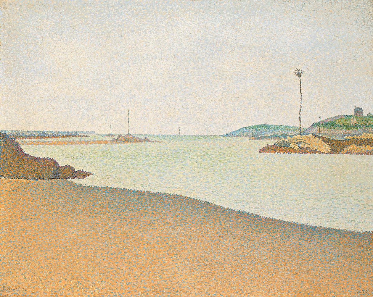 Beacons, Saint-Briac, 1890 od Paul Signac