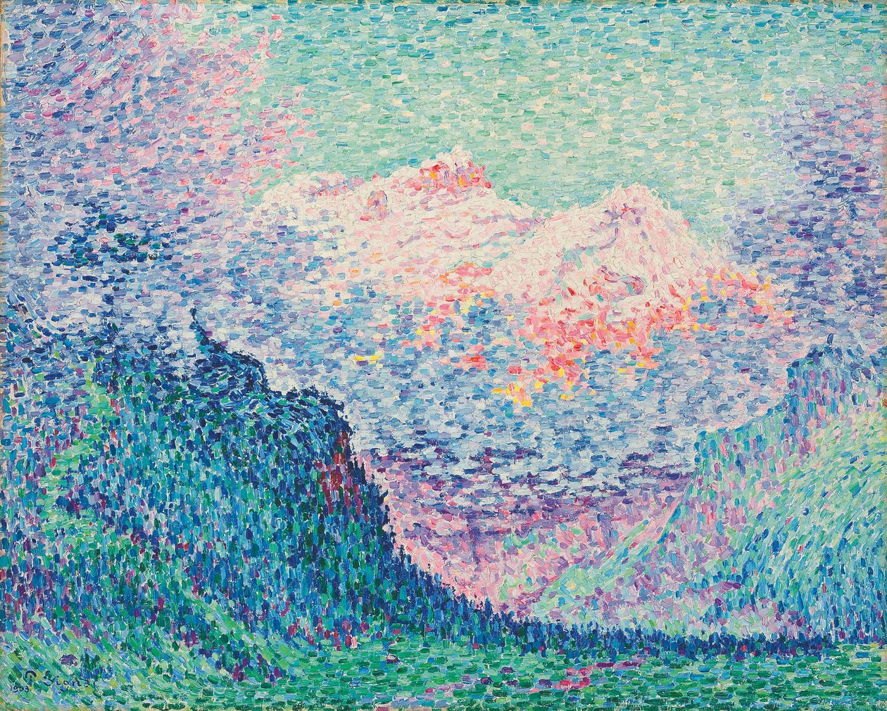 Les Diablerets od Paul Signac