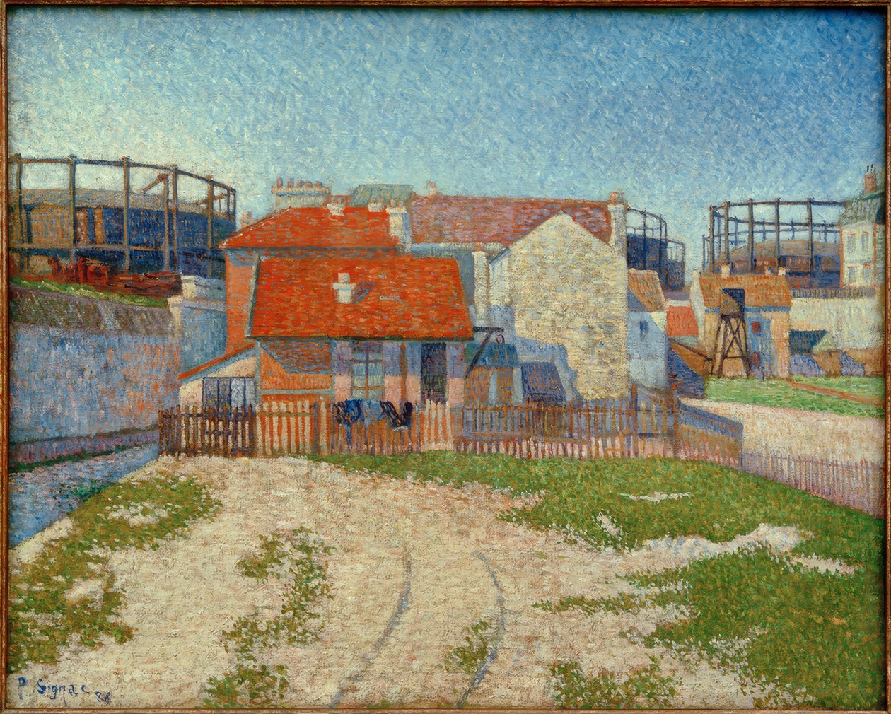 Plynoměry, Clichy od Paul Signac
