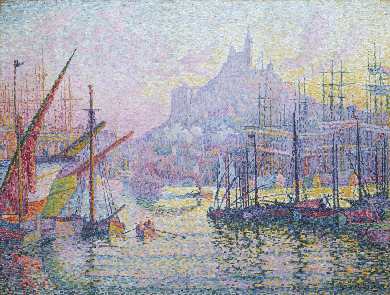 Notre-Dame-de-la-Garde (La Bonne-Mère), Marseille, 1905-6 od Paul Signac