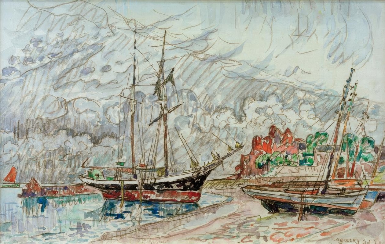 P. Signac / Marine a Loquivy od Paul Signac
