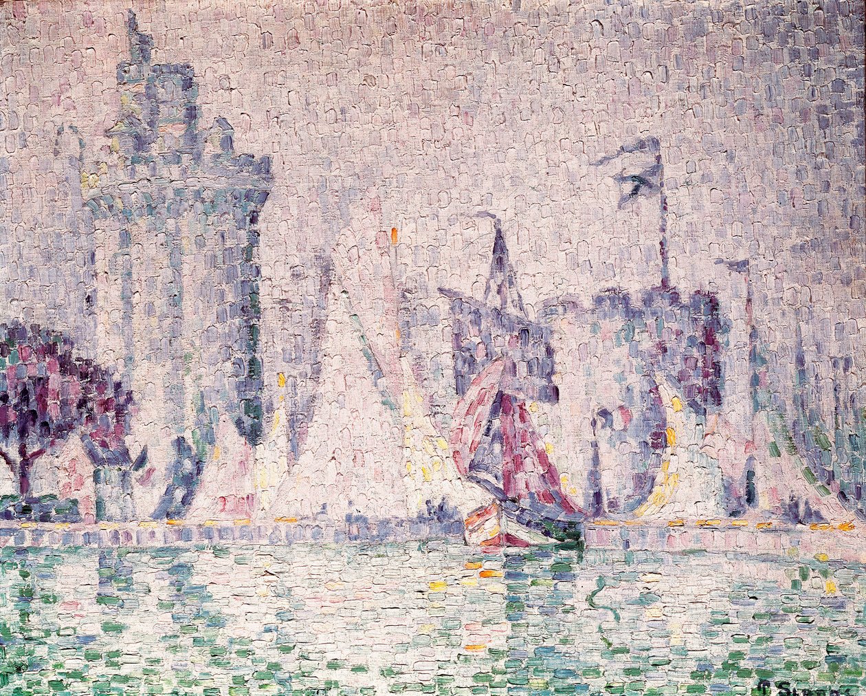 Přístav La Rochelle od Paul Signac