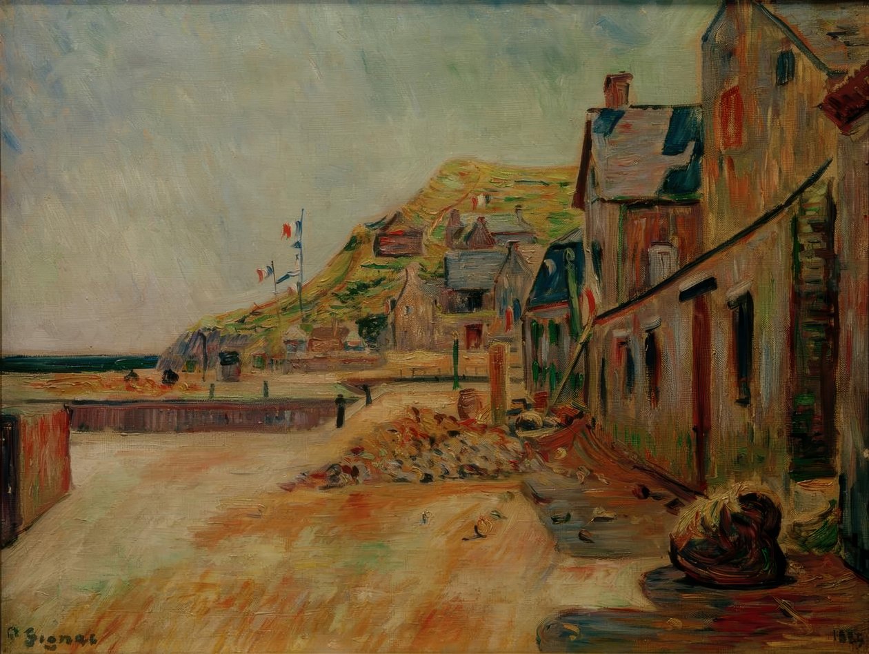 Porten-Bessin. 14. července od Paul Signac
