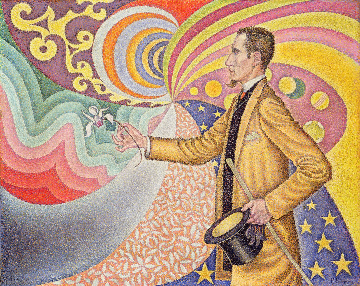 Portrét M. Félixe Fénéona, 1890 od Paul Signac