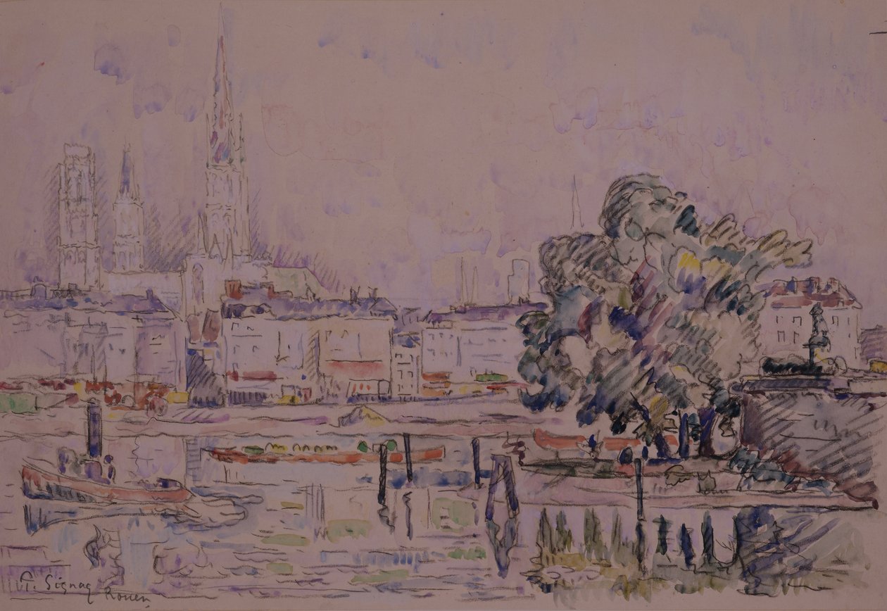 Rouen od Paul Signac