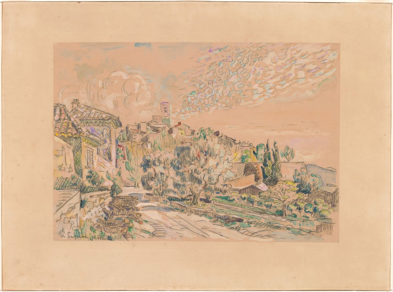 Saint-Paul-de-Vence od Paul Signac