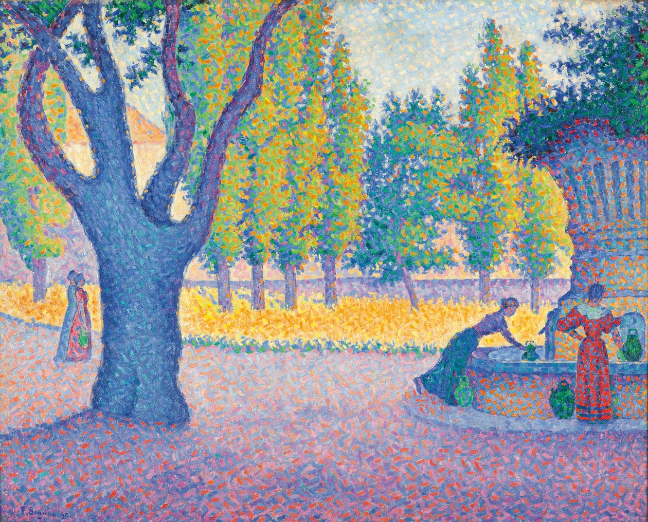 Saint-Tropez, Fontaine des Lices od Paul Signac