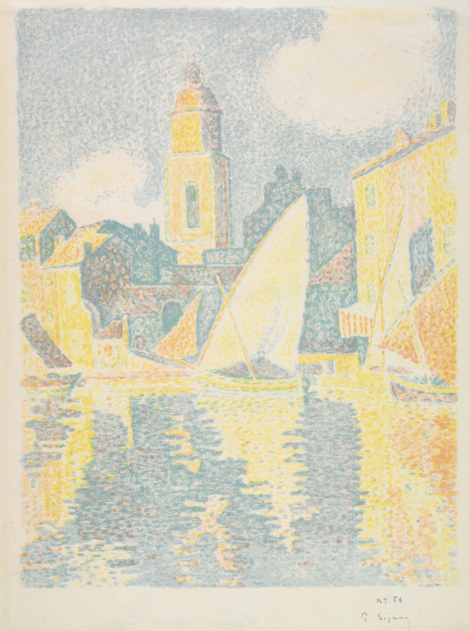 Saint-Tropez: Přístav od Paul Signac