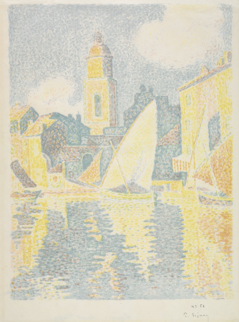Saint-Tropez: Přístav, 1897-98 od Paul Signac