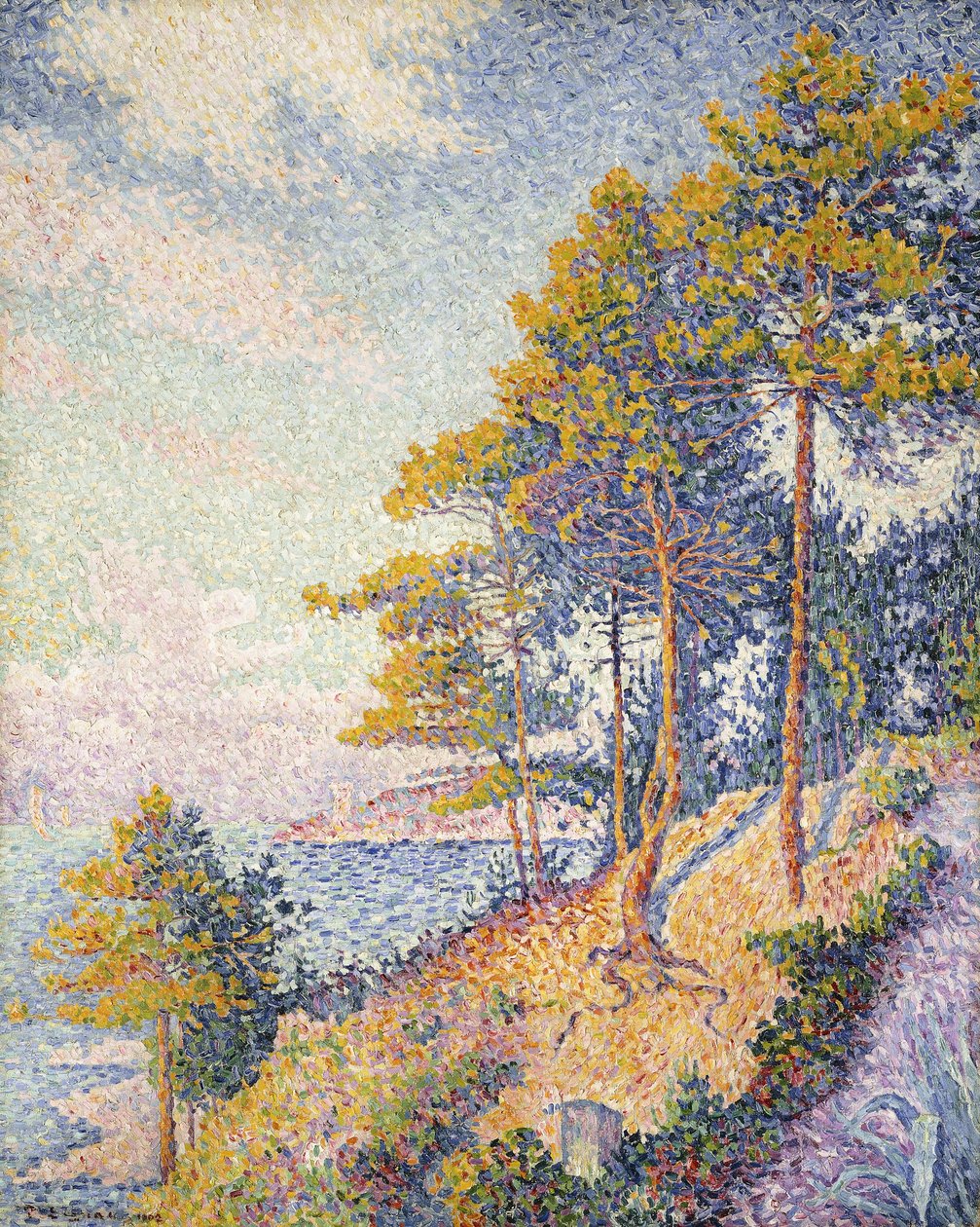 Saint Tropez, Pobřežní cesta, 1902 od Paul Signac