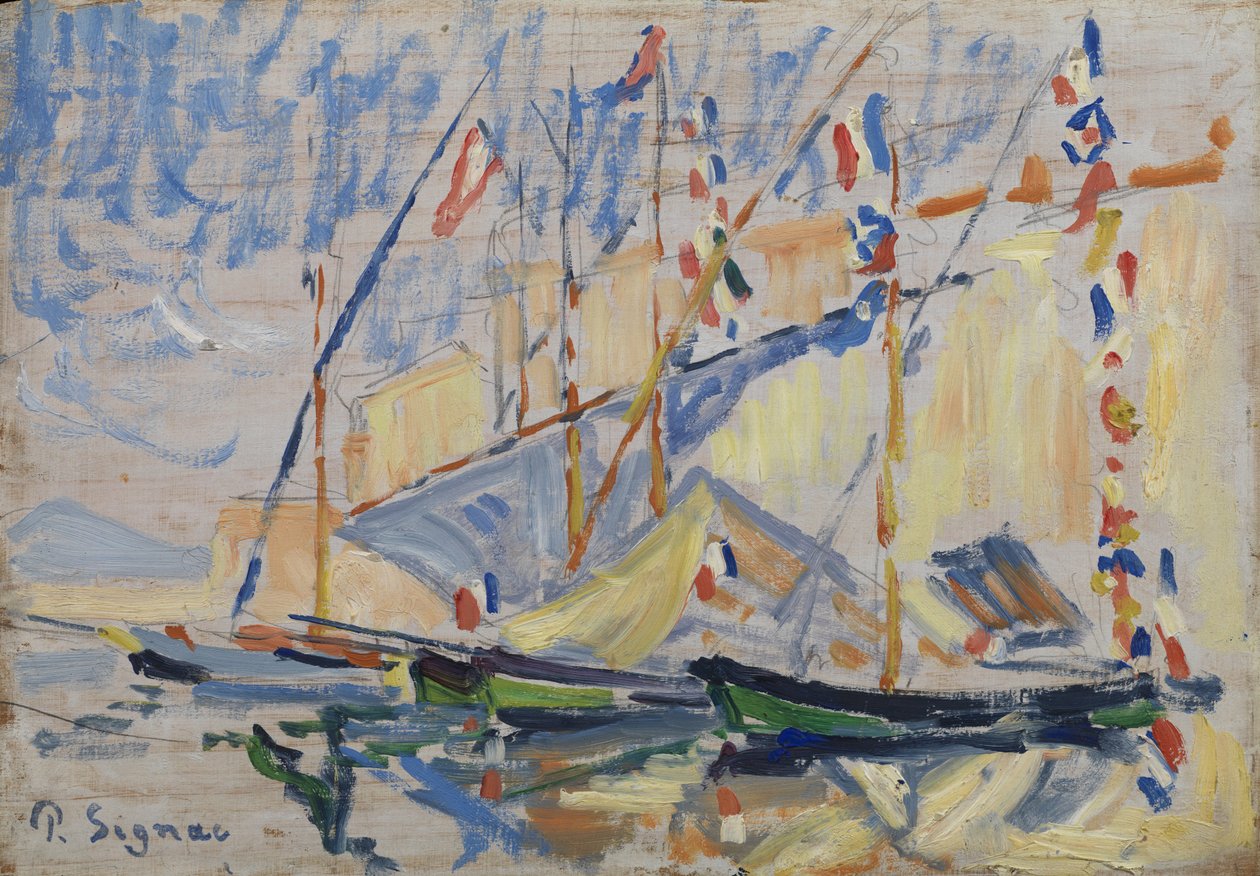 St. Tropez, kolem roku 1893 od Paul Signac