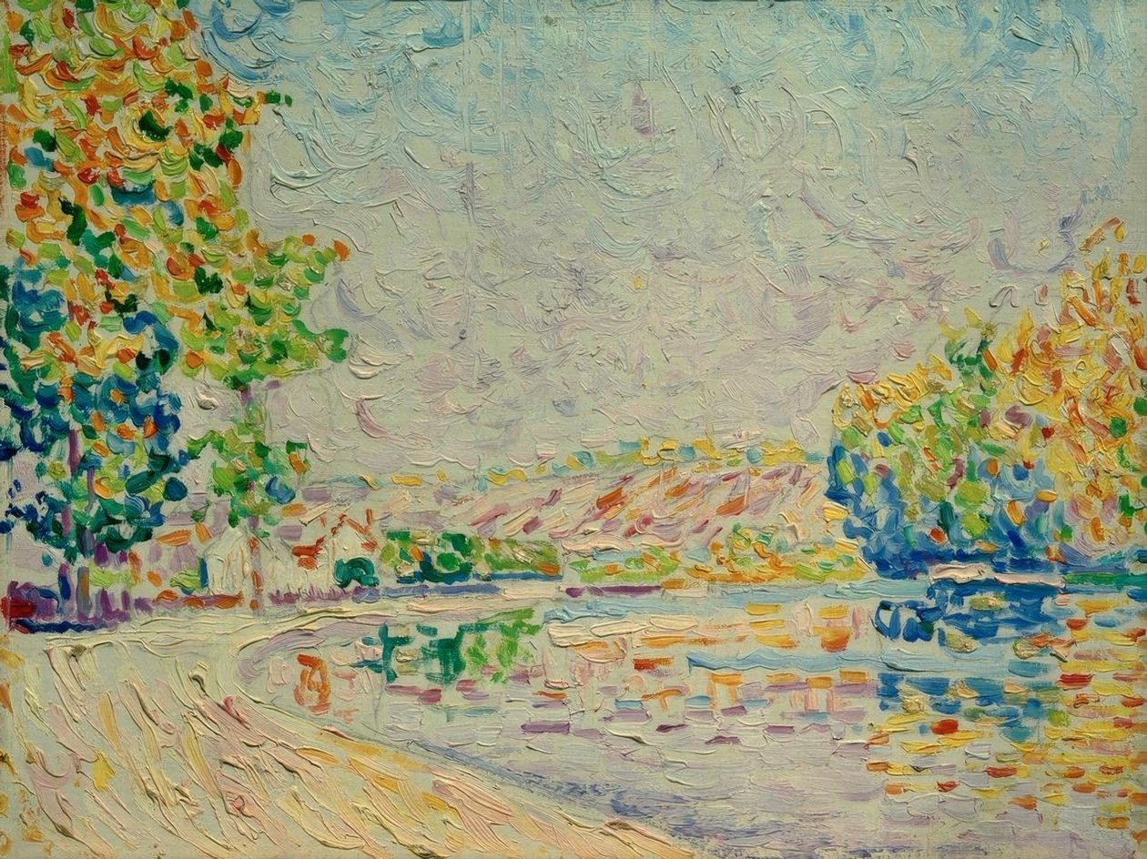 Samois, Studie č. 8 od Paul Signac