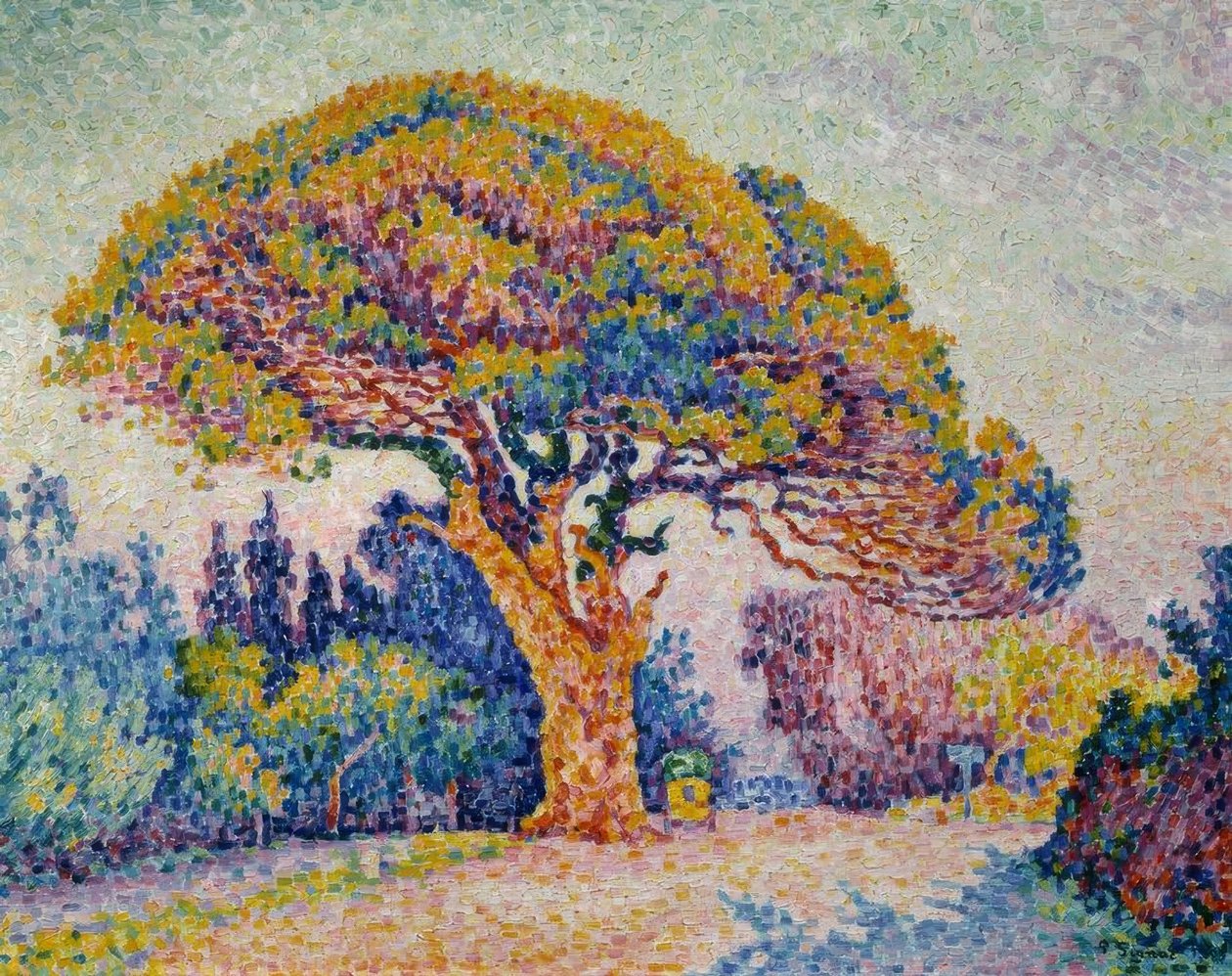 Signac, borovice od Bertauda od Paul Signac