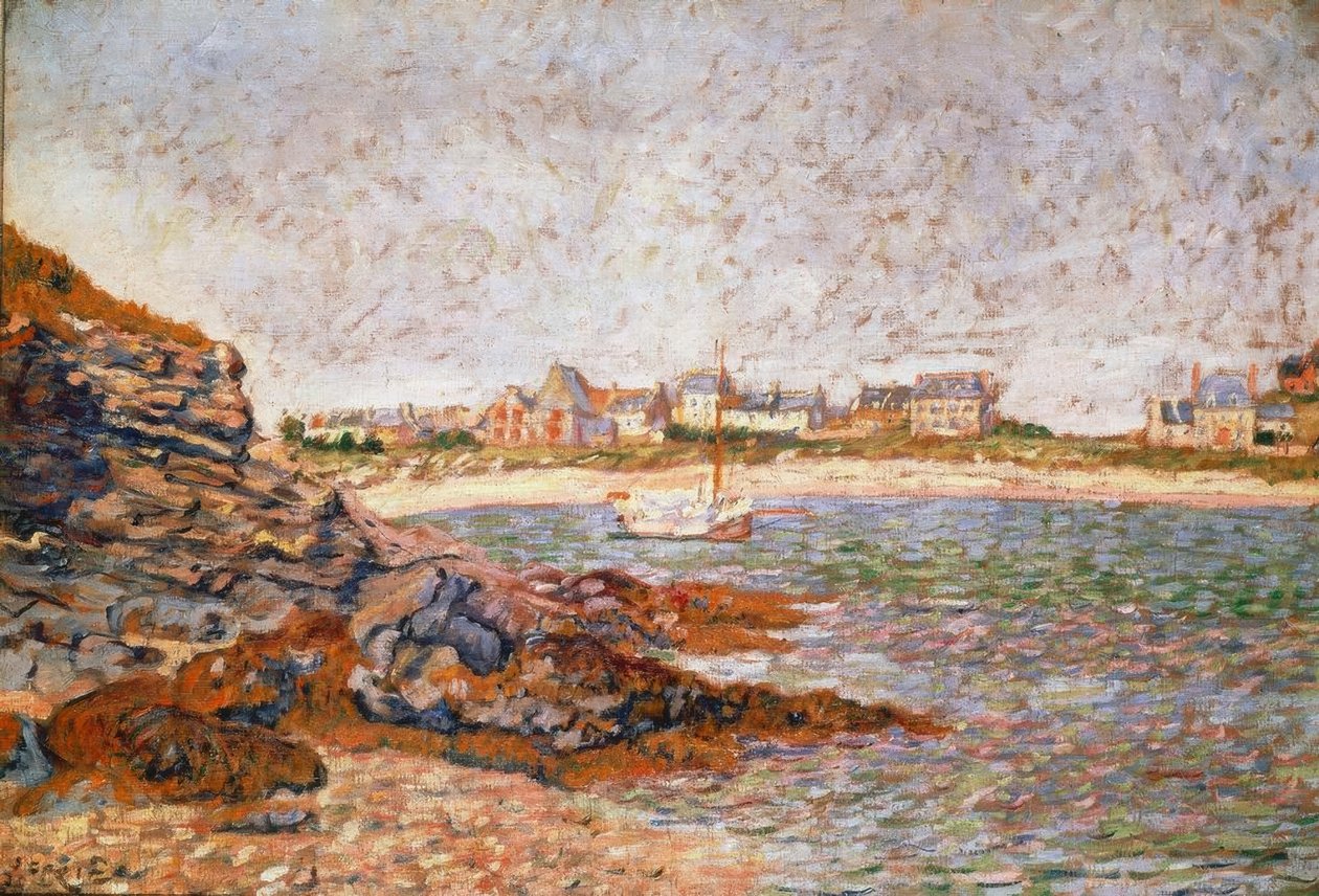 St. Briac, výhled na přístav od Paul Signac