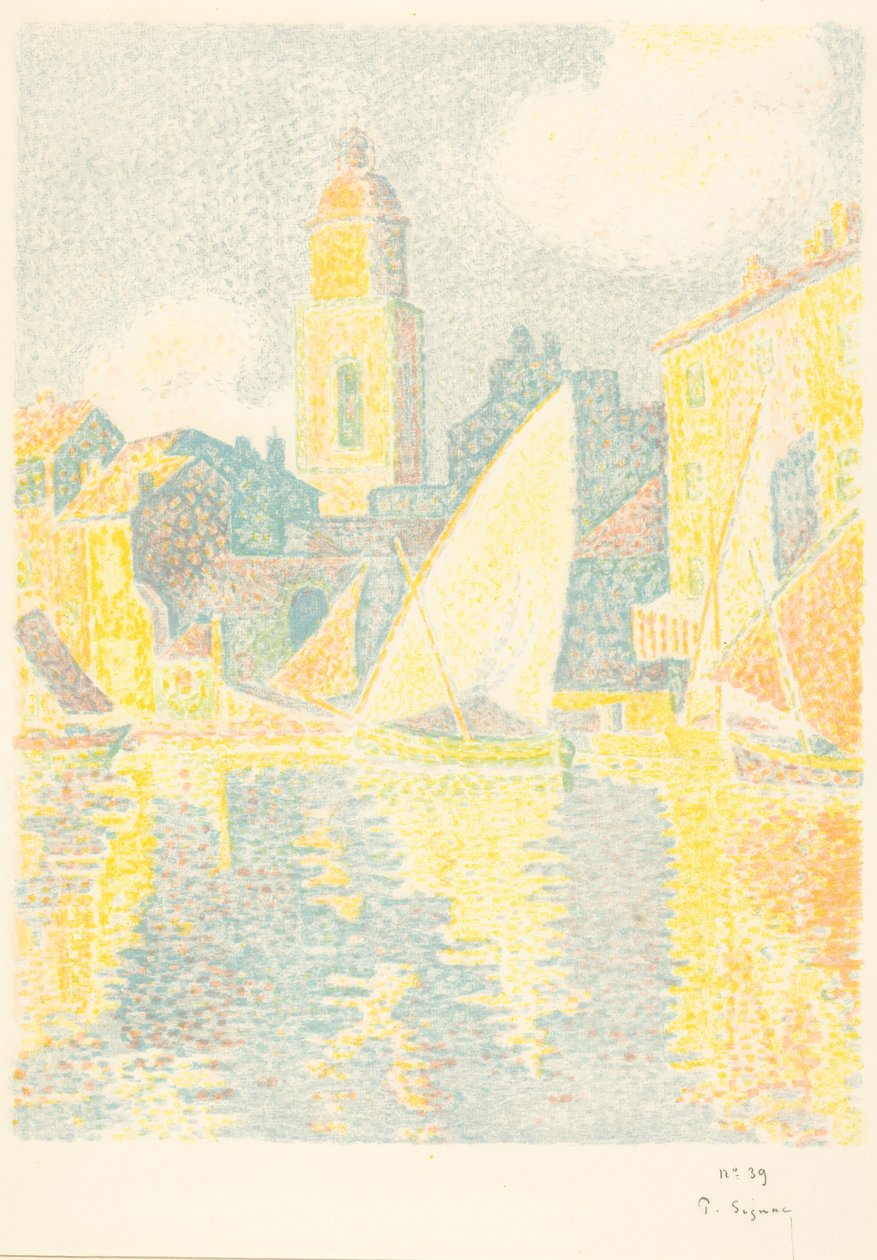 Saint-Tropez: Přístav od Paul Signac