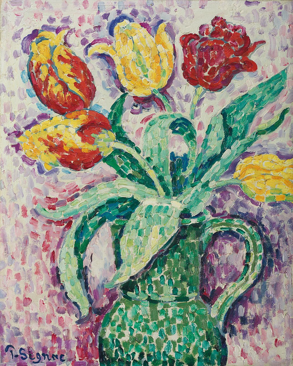 Zelená váza, 1920 od Paul Signac