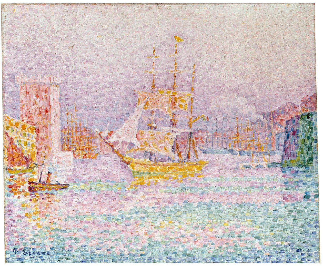 Přístav v Marseille, 1907. od Paul Signac