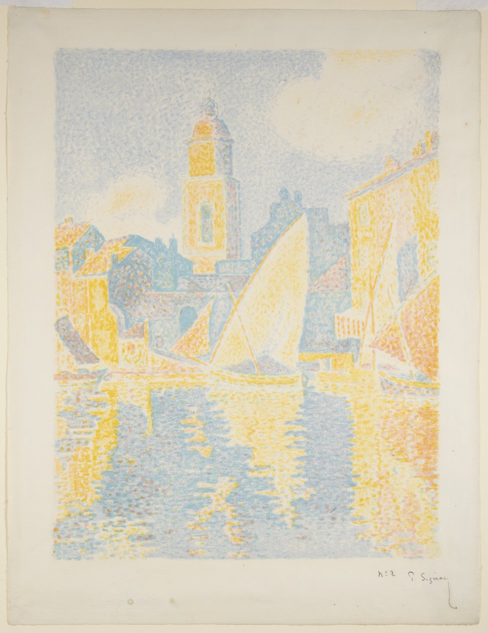 Přístav Saint-Tropez II od Paul Signac