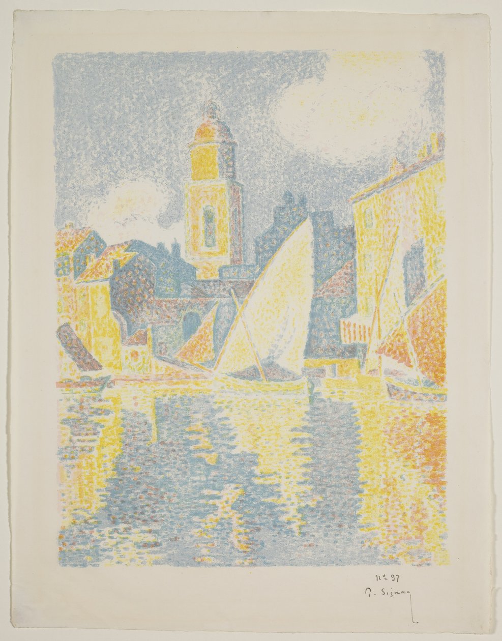 Přístav St. Tropez od Paul Signac