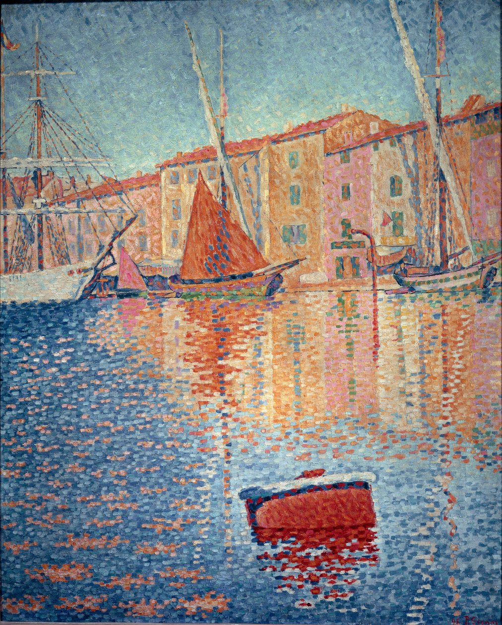 Červená bóje (Saint Tropez) od Paul Signac