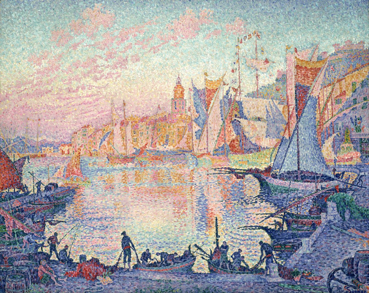 Přístav v Saint-Tropez od Paul Signac