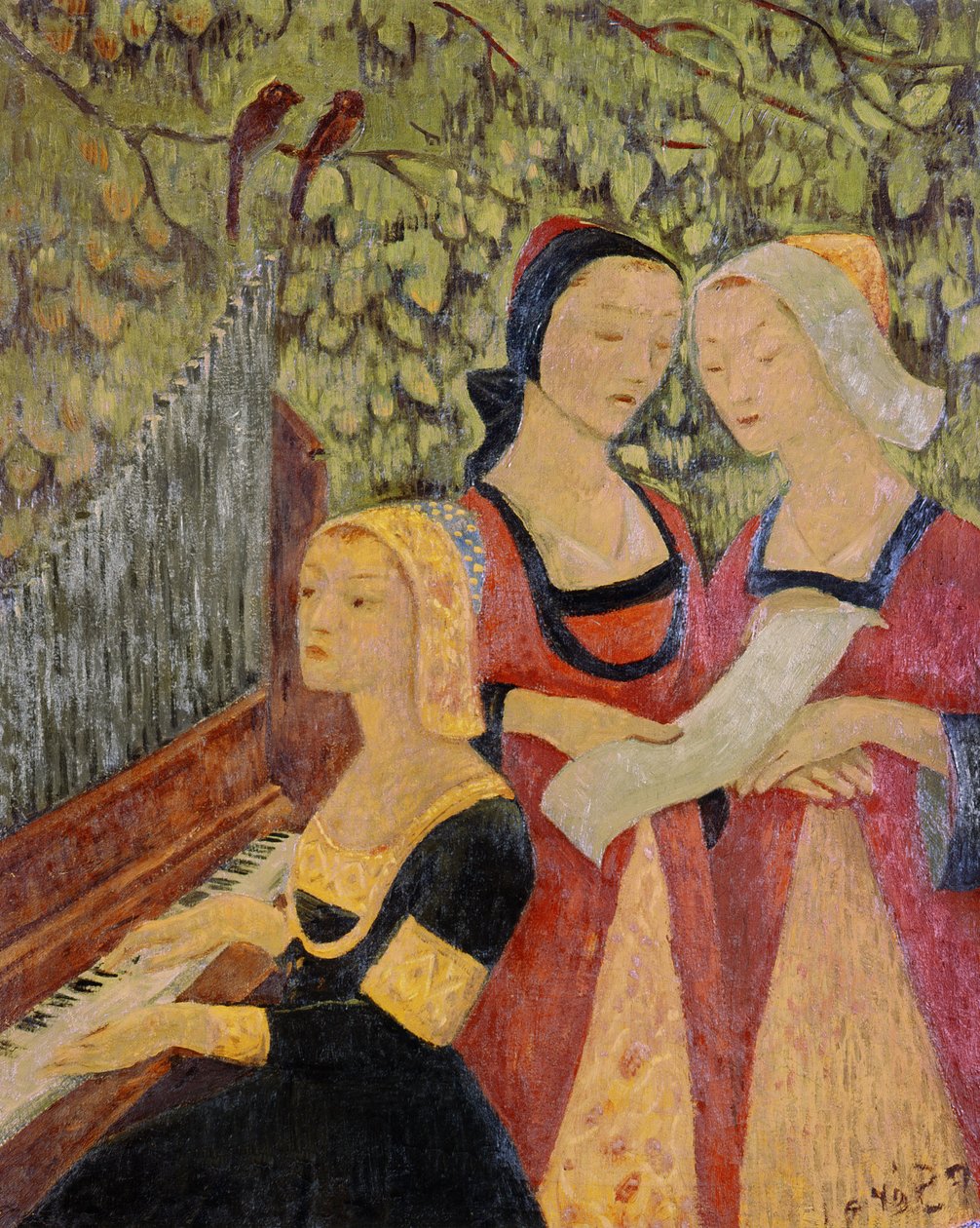 Breton Women (olej) od Paul Sérusier