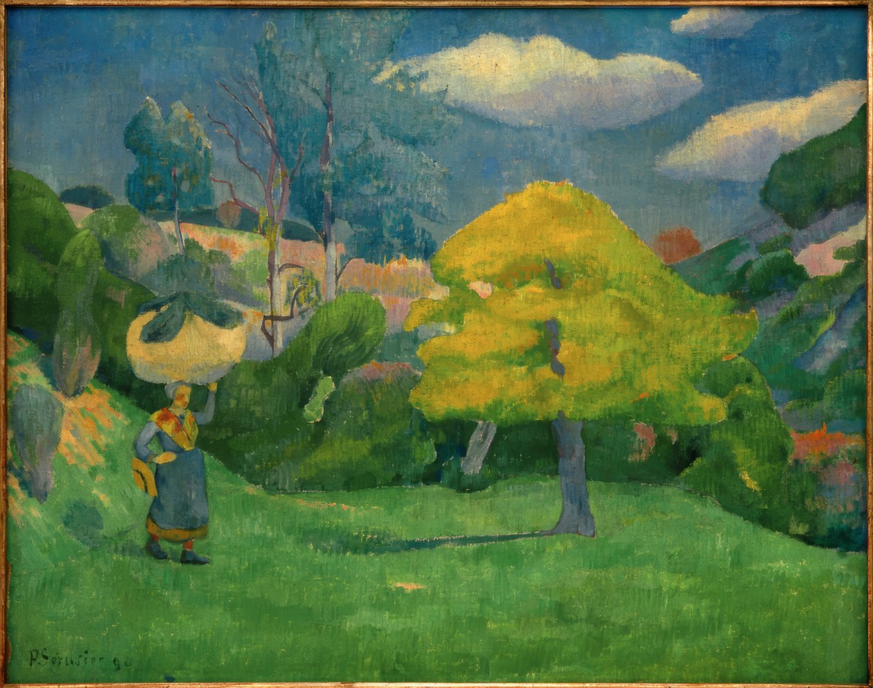 Bretonská žena jdoucí dolů do umývárny od Paul Sérusier