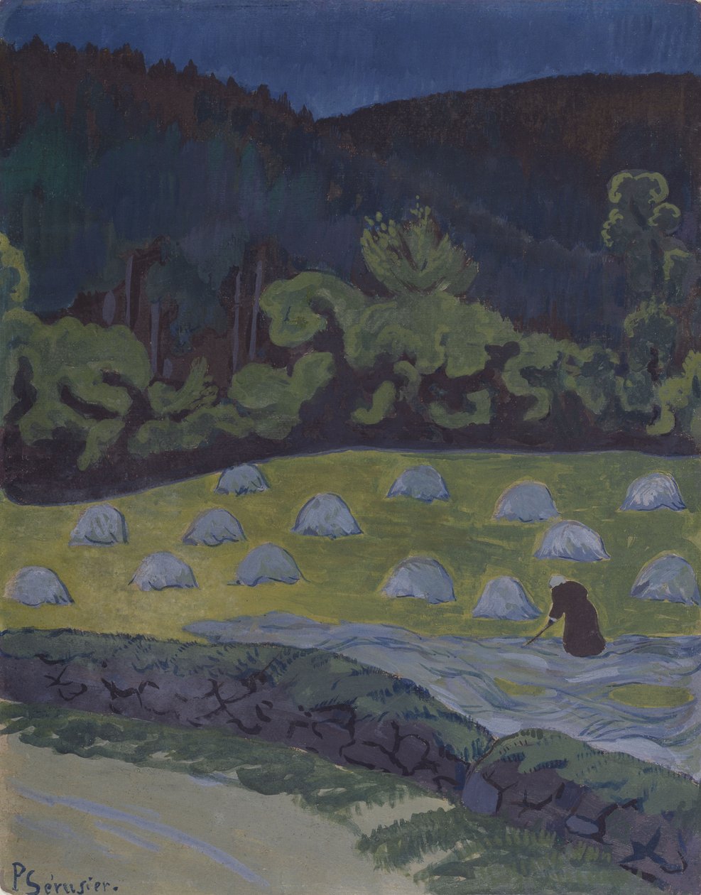 Seno za měsíčního svitu (akvarel) od Paul Sérusier