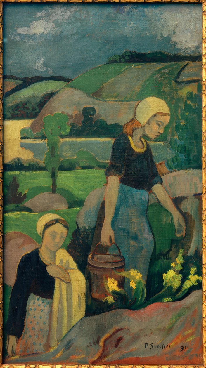 Mladé pračky jdou proti řece od Paul Sérusier