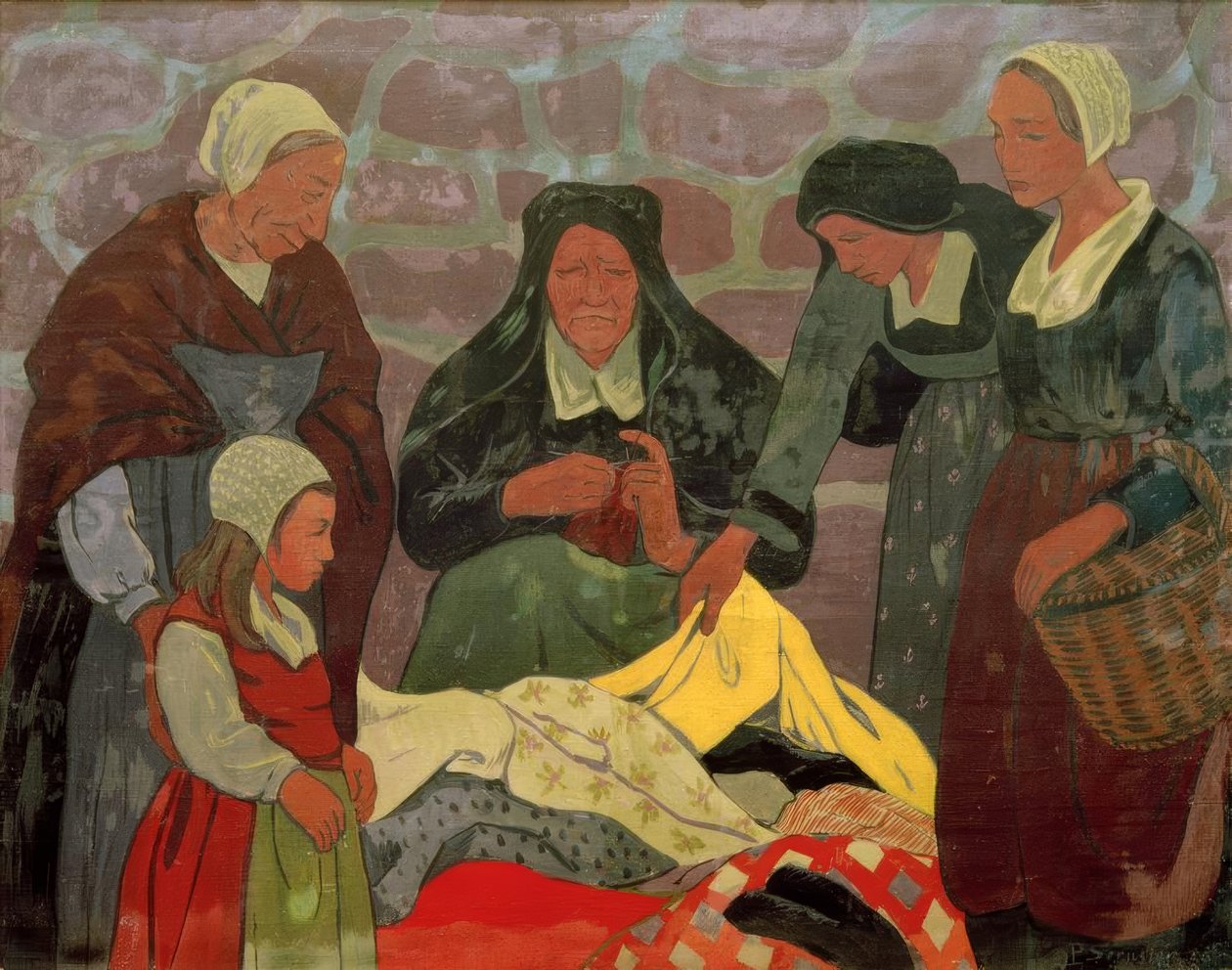 Obchodník s látkami od Paul Sérusier
